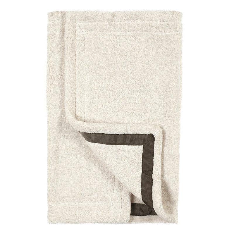 73 CM X 44 CM Thick 100 % Cotton Hand Towel Soft Quality Absorbent Towel for Daily Bathroom and Kitchen Use 1 Piece White - Image 1