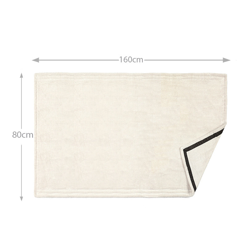 160 CM X 80 CM Thick 100 % Cotton Bath Towel Soft Quality Absorbent Oversized Towel for Household Use Beach and  Swimming Pool 1 Piece White - Image 3