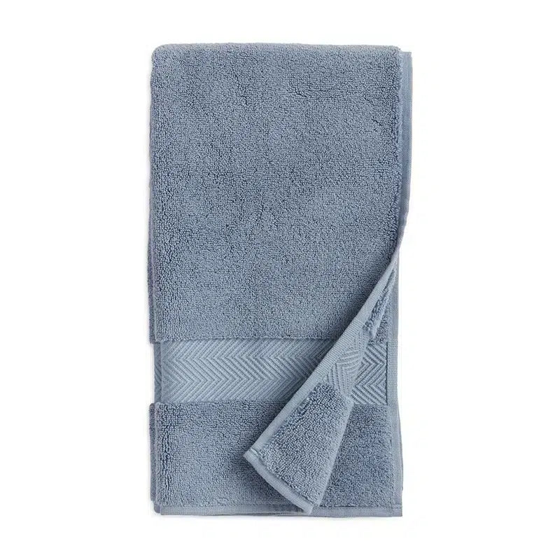 72 CM X 34 CM Thick 100 % Cotton Hand Towel Soft Quality Absorbent Towel for Daily Bathroom and Kitchen Use 1 Piece Blue - Image 1