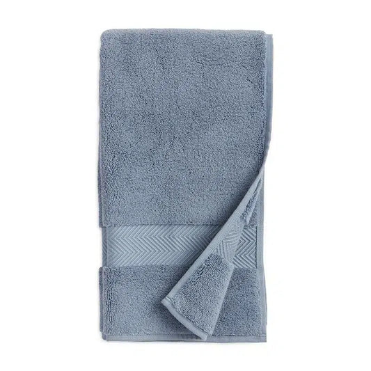 72 CM X 34 CM Thick 100 % Cotton Hand Towel Soft Quality Absorbent Towel for Daily Bathroom and Kitchen Use 1 Piece Blue - Image 1