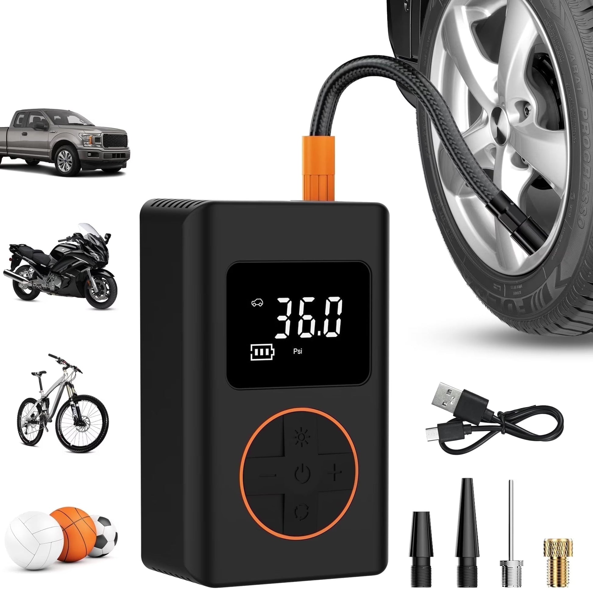 Portable Car-Mounted Inflation Pump (HIMK) - Medaid International