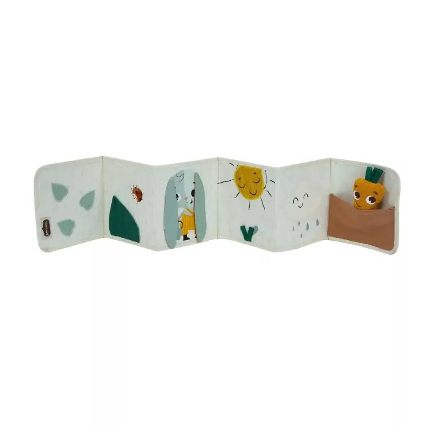 Tiny Love - Double Sided Fabric Book - Garden Of Adventures
