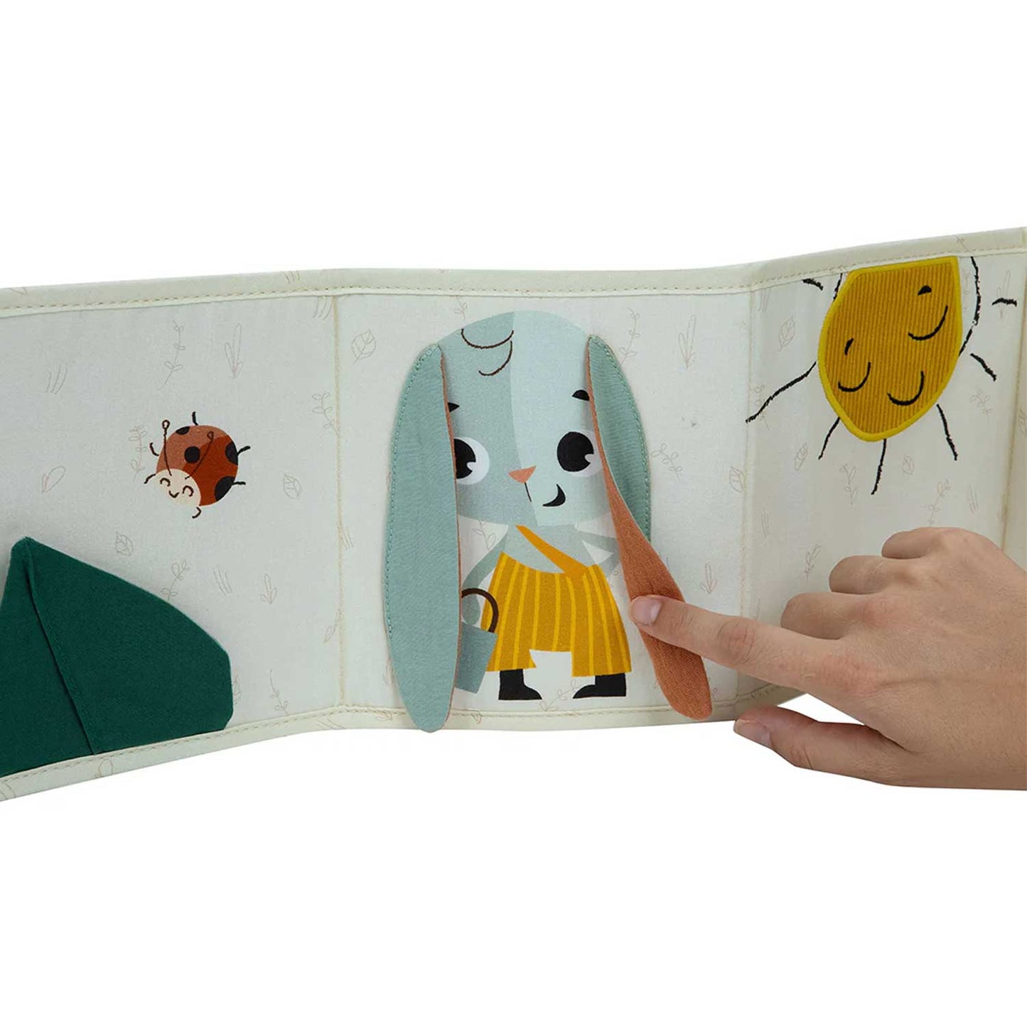 Tiny Love - Double Sided Fabric Book - Garden Of Adventures