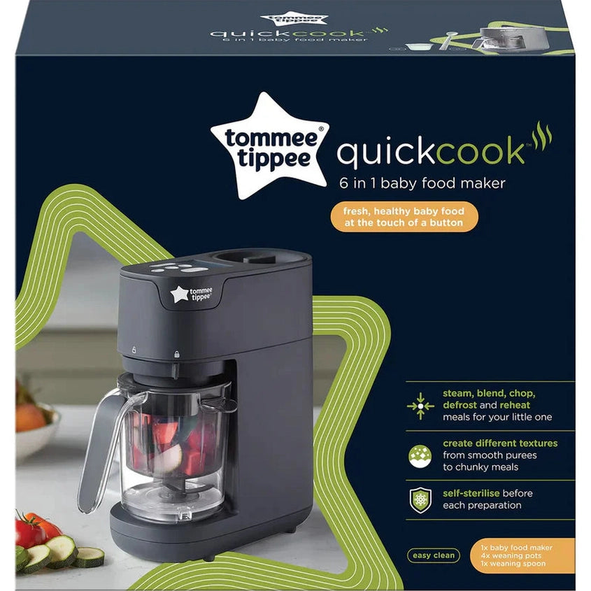 Tommee Tippee - Baby Food Maker 6in1 - Black