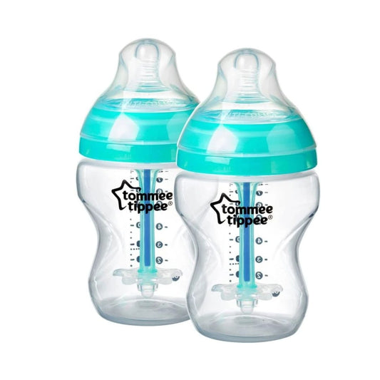Tommee Tippee Advanced Anti-Colic Feeding Bottles (260ml) – 2 Pack