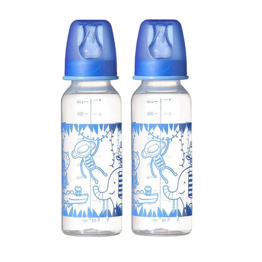 Tommee Tippee Essentials Decorated Feeding Bottles (3M+) – 250ml