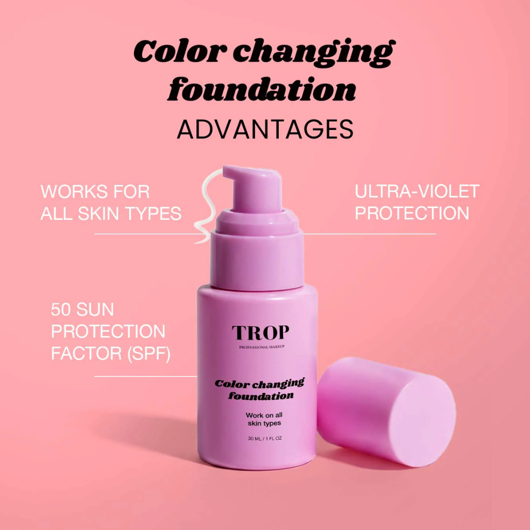 Trop Clean Color-Changing Foundation SPF 50+