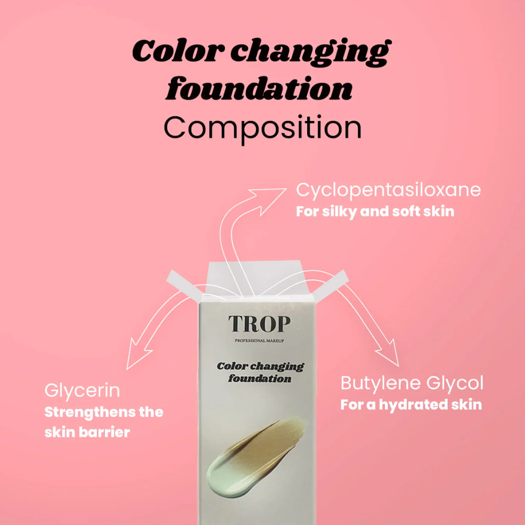 Trop Clean Color-Changing Foundation SPF 50+