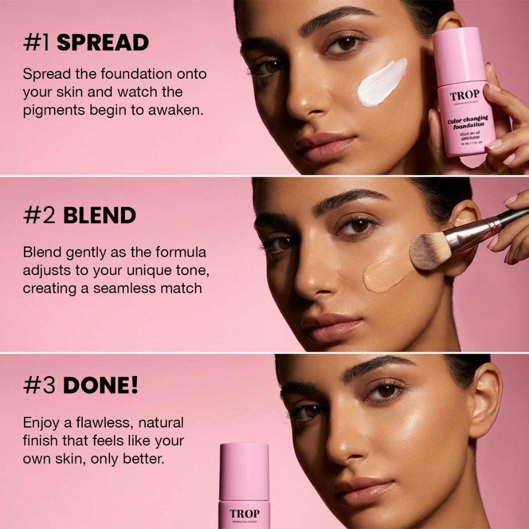 Trop Clean Color-Changing Foundation SPF 50+