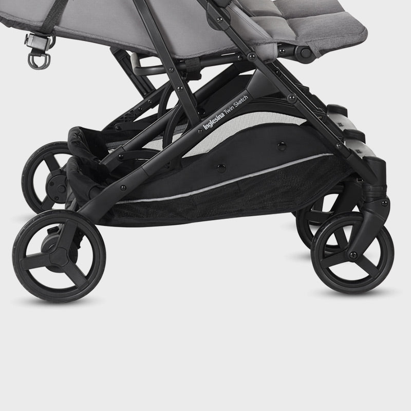 Inglesina - Twin Baby Sketch Stroller - Grey