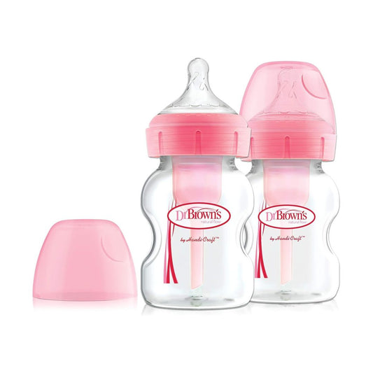 Dr. Brown's Options+ Wide-Neck Bottle (Pink) – 2-Pack