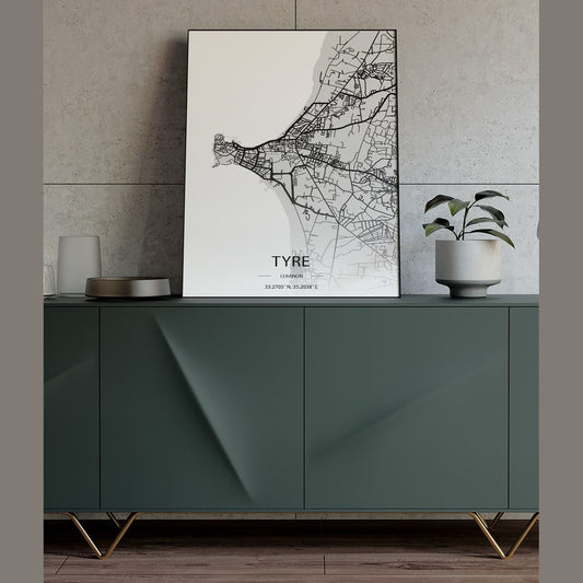 Sook's Type Map Poster