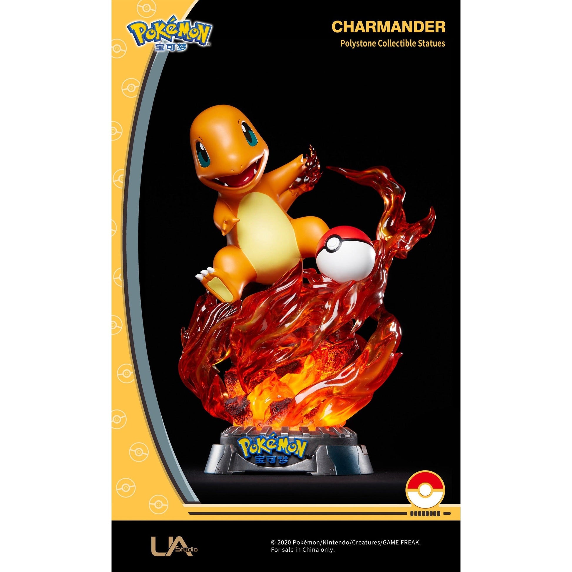 Pokemon : Charmander Premium Statue By UNiQUE ART - Medaid International