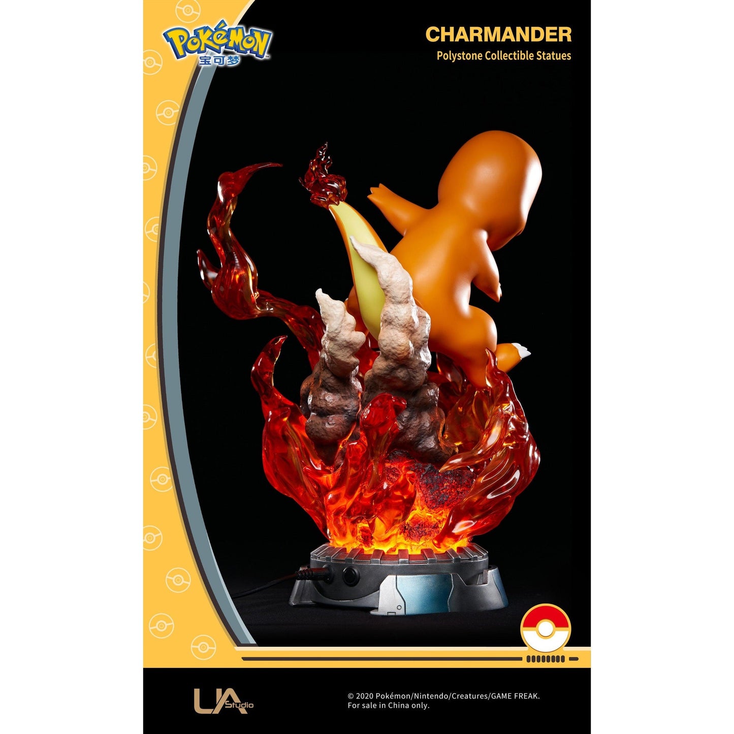Pokemon : Charmander Premium Statue By UNiQUE ART - Medaid International