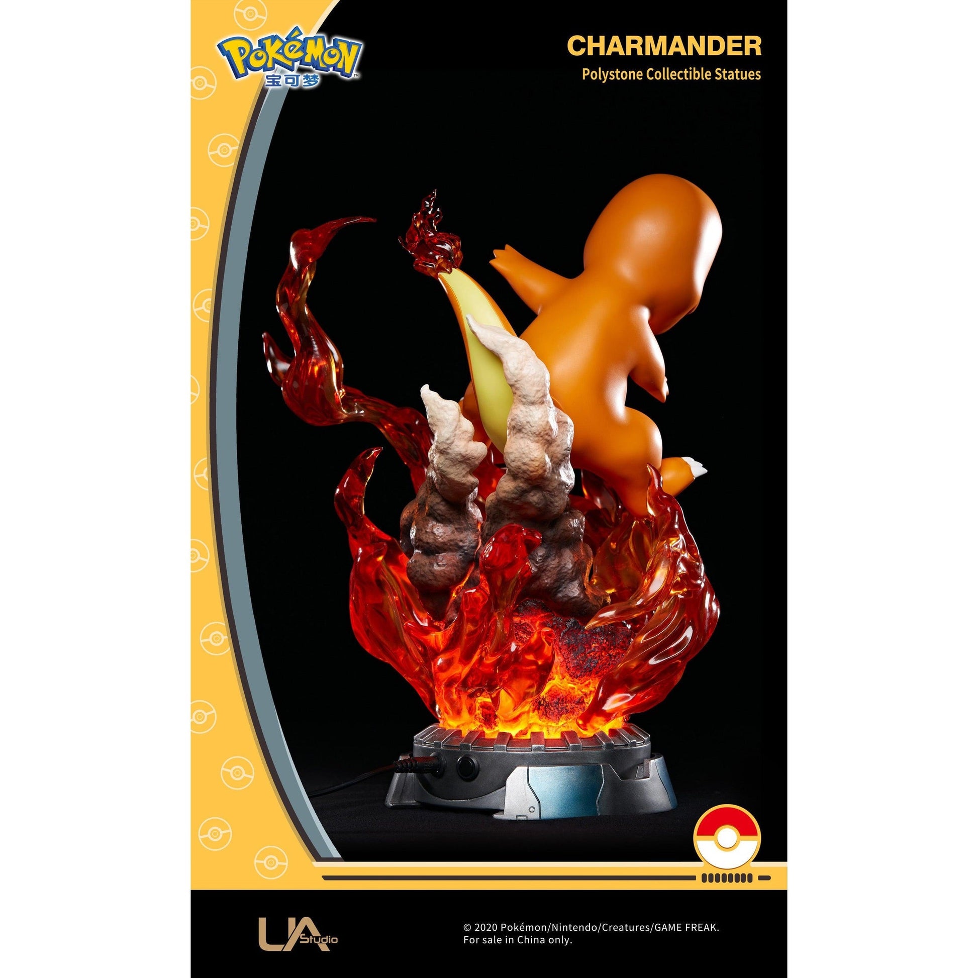 Pokemon : Charmander Premium Statue By UNiQUE ART - Medaid International