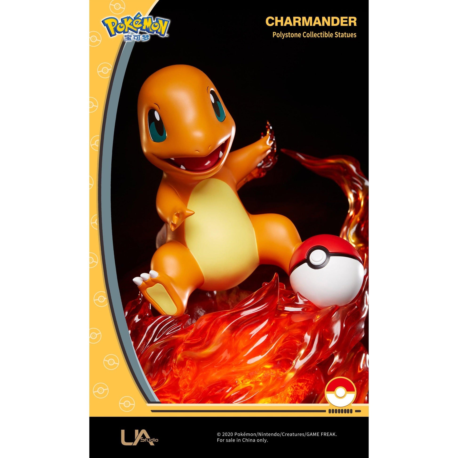 Pokemon : Charmander Premium Statue By UNiQUE ART - Medaid International