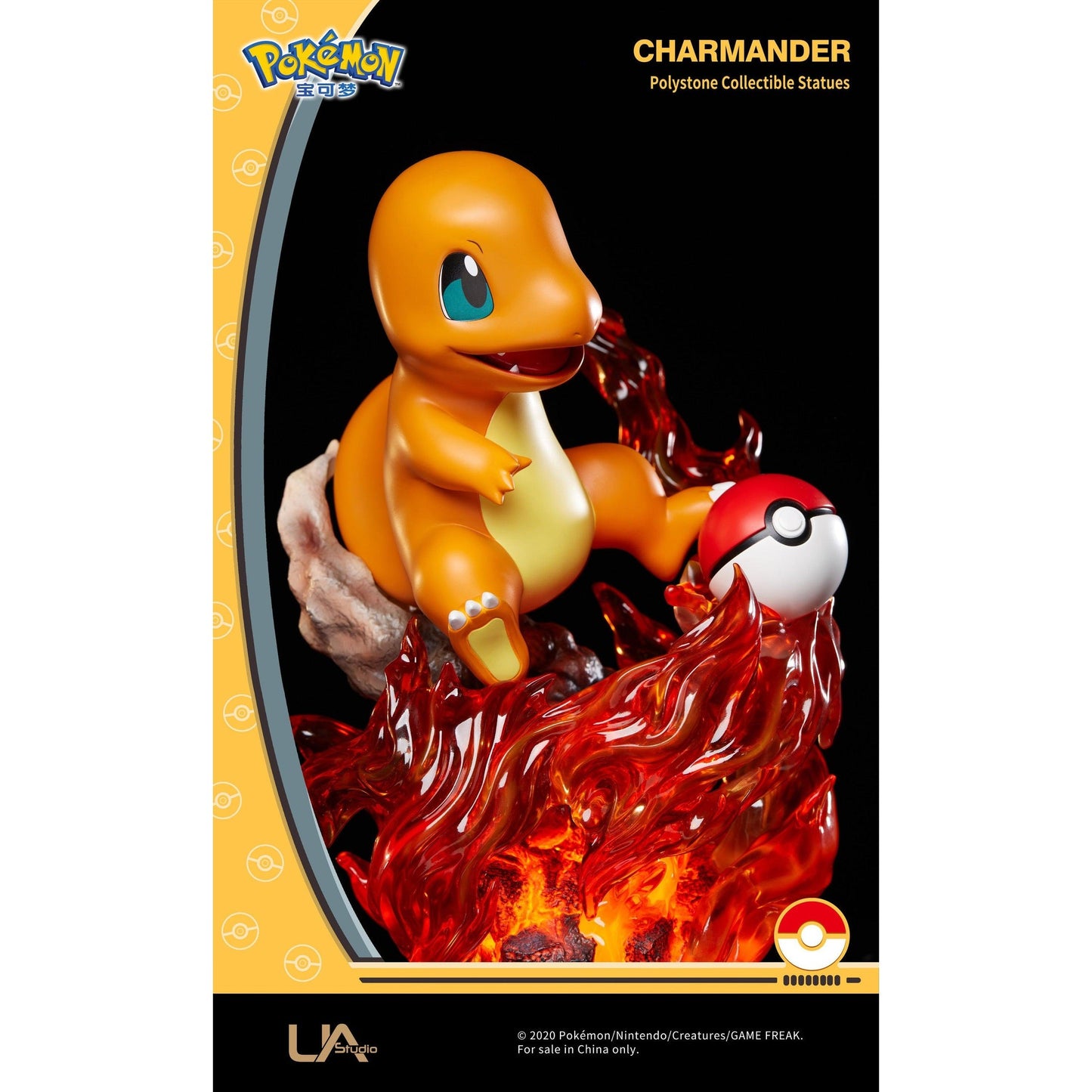 Pokemon : Charmander Premium Statue By UNiQUE ART - Medaid International