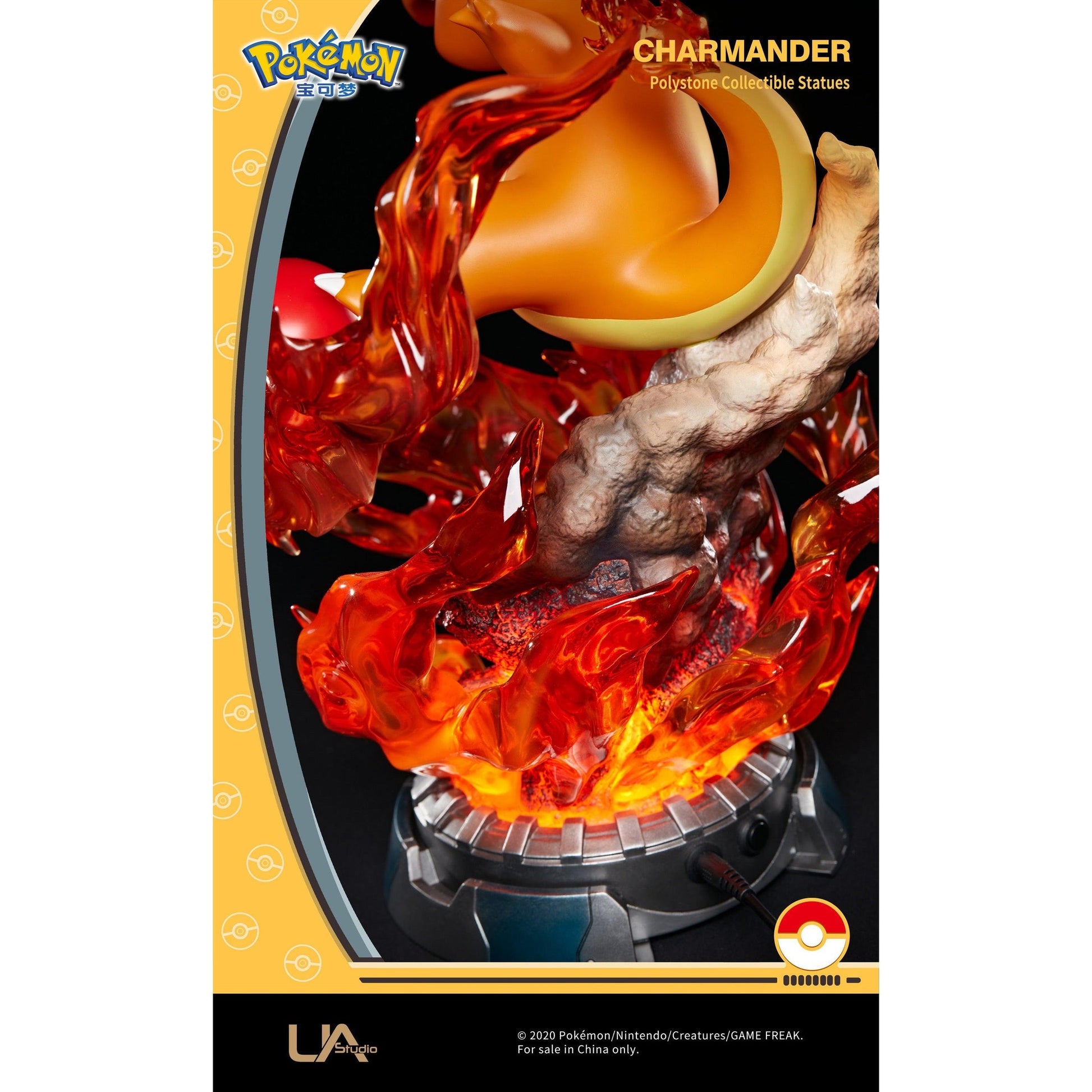 Pokemon : Charmander Premium Statue By UNiQUE ART - Medaid International