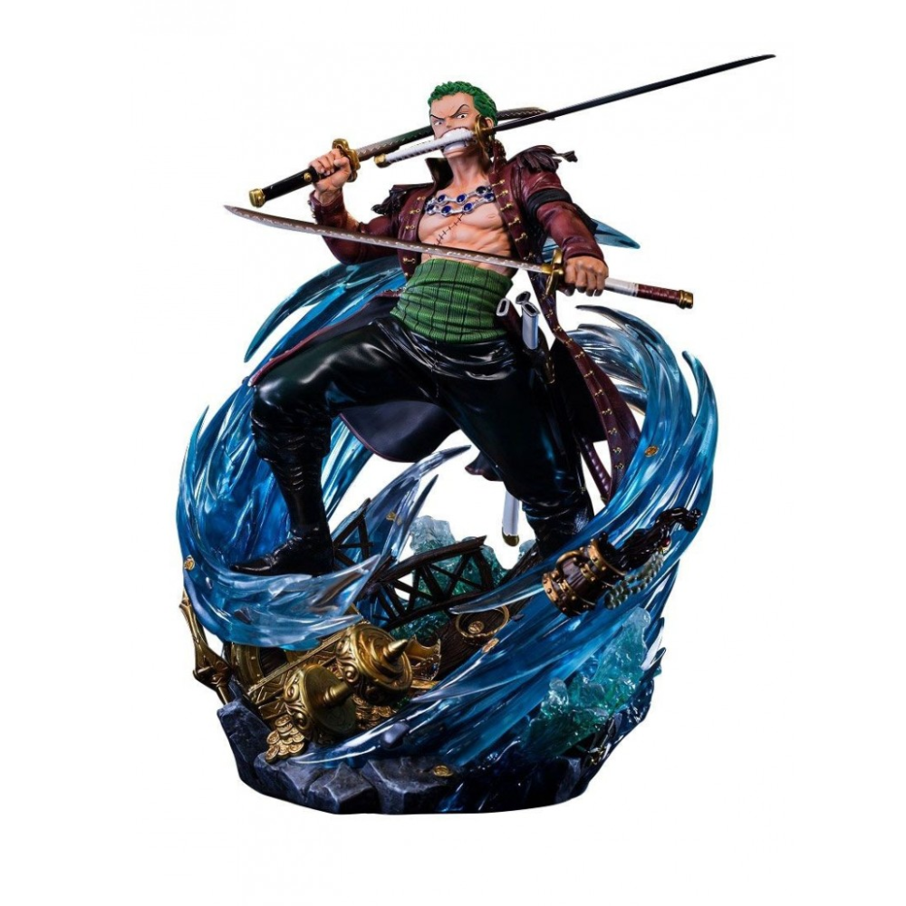 One Piece Log Collection Roronoa Zoro 1/4 Scale Statue - Medaid International