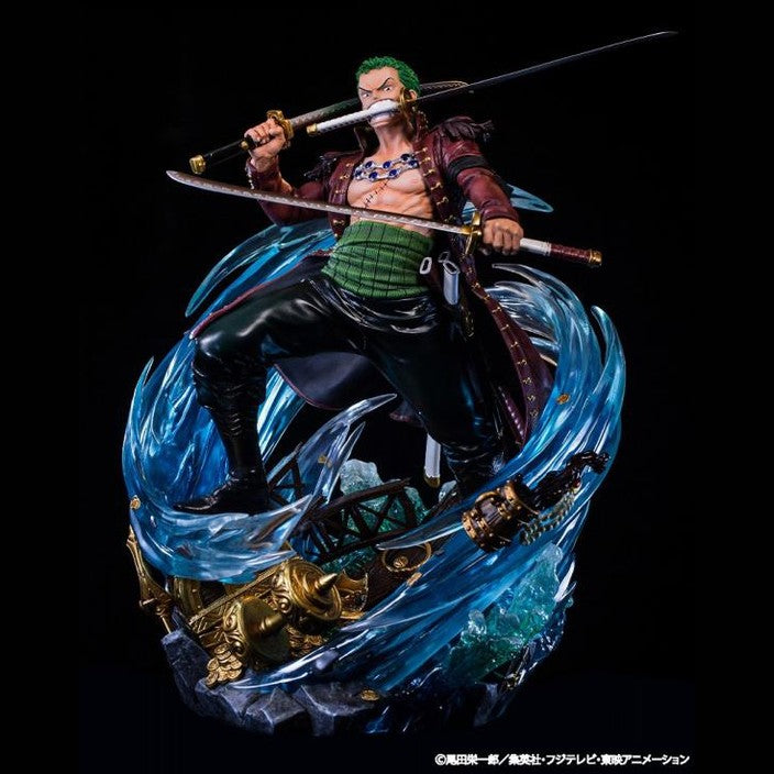 One Piece Log Collection Roronoa Zoro 1/4 Scale Statue - Medaid International