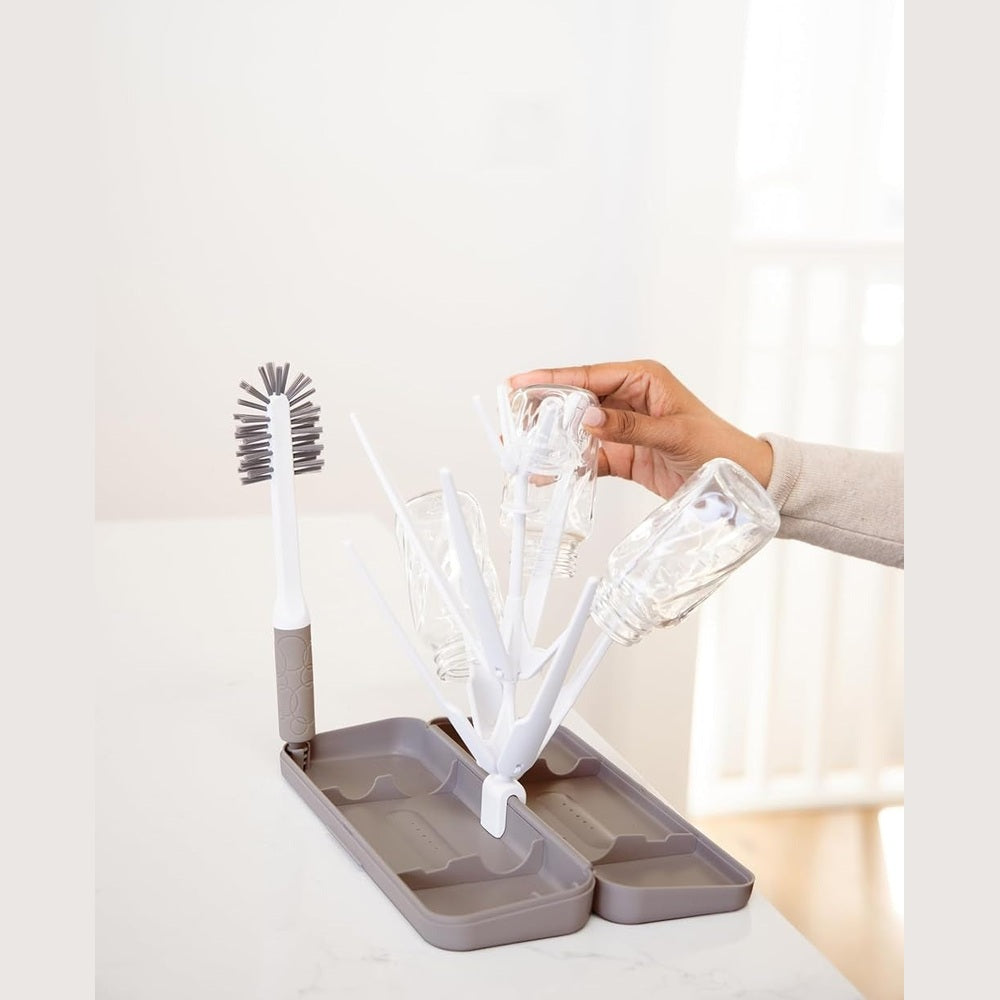 On-The-Go Drying Rack and Brush Set