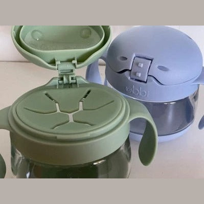 Ubbi Tweat Snack Container Sage