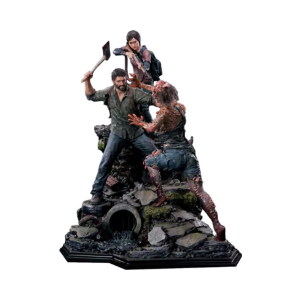 Ultimate Premium Masterline The Last of Us Part I Joel & Ellie Deluxe Bonus Version Statue by Prime 1 Studio - Medaid International