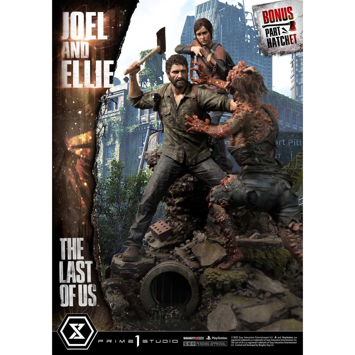 Ultimate Premium Masterline The Last of Us Part I Joel & Ellie Deluxe Bonus Version Statue by Prime 1 Studio - Medaid International