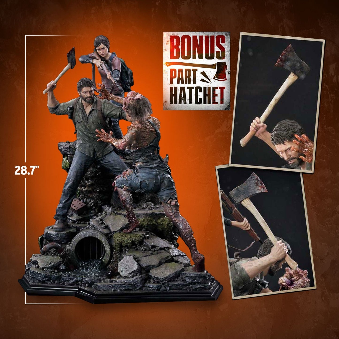 Ultimate Premium Masterline The Last of Us Part I Joel & Ellie Deluxe Bonus Version Statue by Prime 1 Studio - Medaid International
