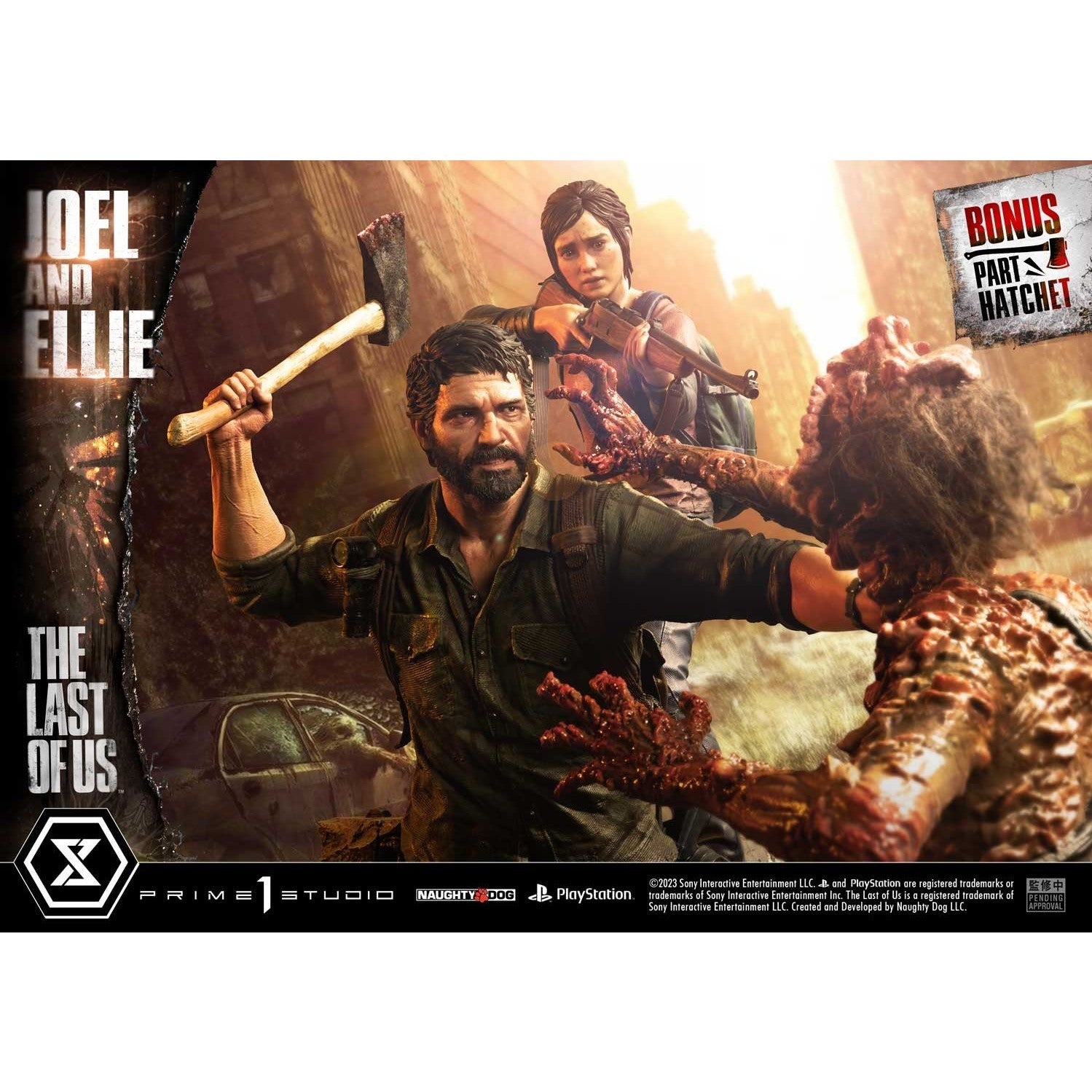 Ultimate Premium Masterline The Last of Us Part I Joel & Ellie Deluxe Bonus Version Statue by Prime 1 Studio - Medaid International