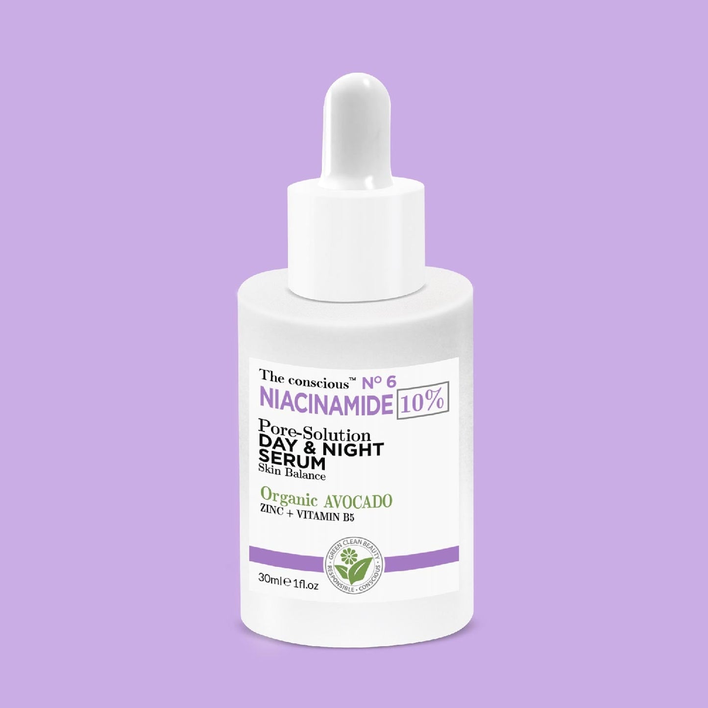 The Conscious Niacimide Pore-Solution Serum Avocado 30ml