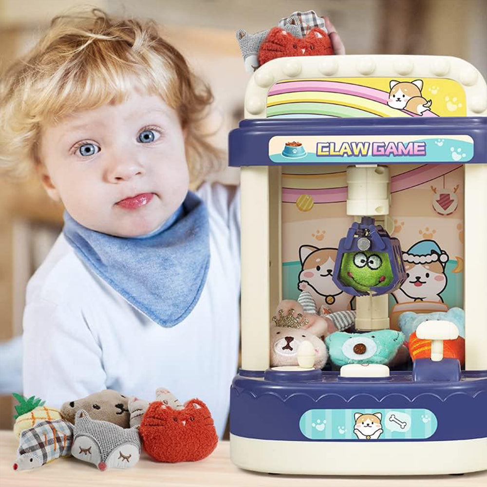 (NET)Mini Claw Machine for Kids with Music and Light