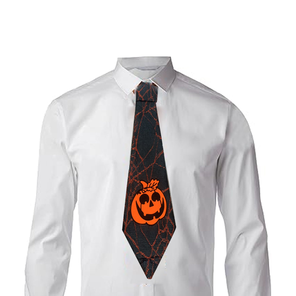 Scary Halloween Spooky Pumpkin Silk Ties Lebanon