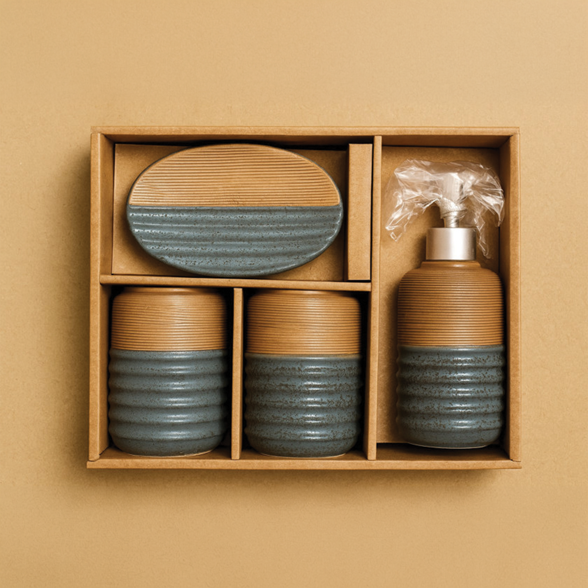 Ceramic Bathroom Accessories Set