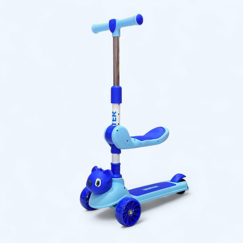 (Net) Stitch Head Kick Scooter 3 Wheels With Seat Lebanon