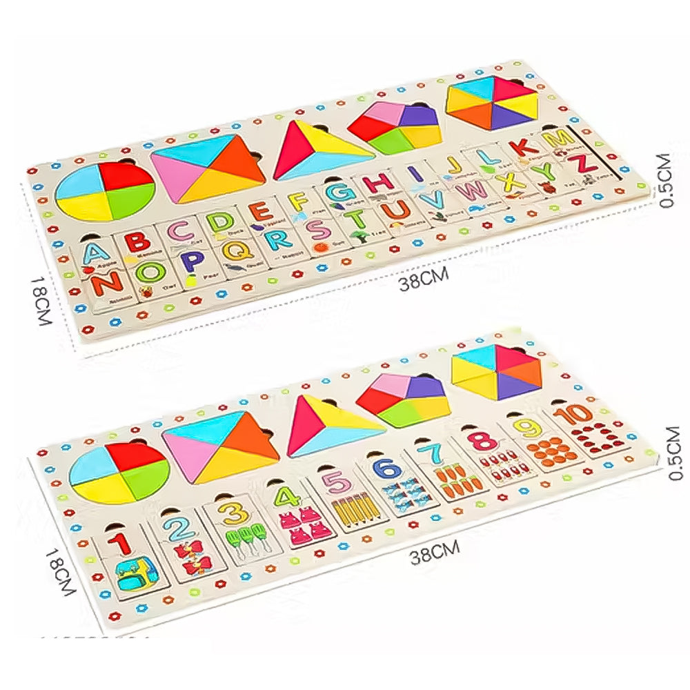 Number & Alphabet Quantity Association Table