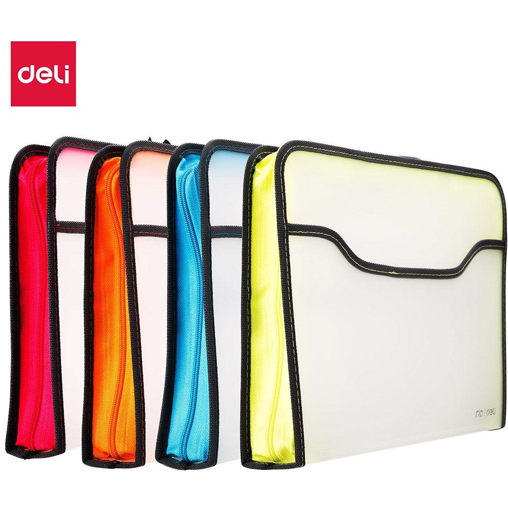 Deli E38129 Zip A4 Document Case with Handle