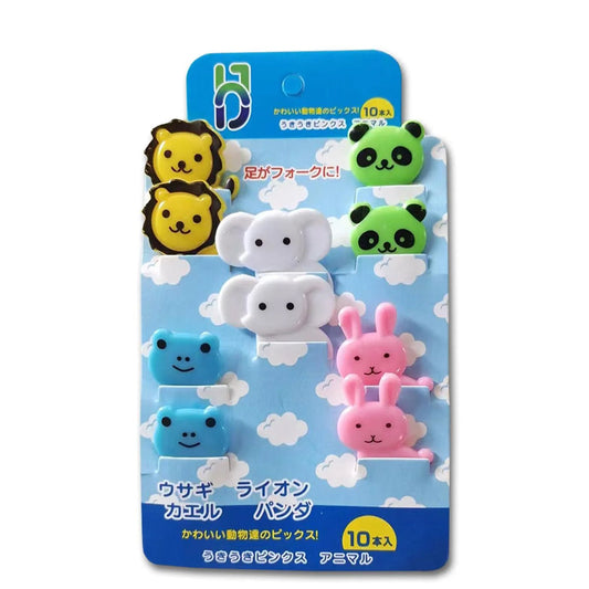 Mini Kids Animal Food Fruit Picks Forks