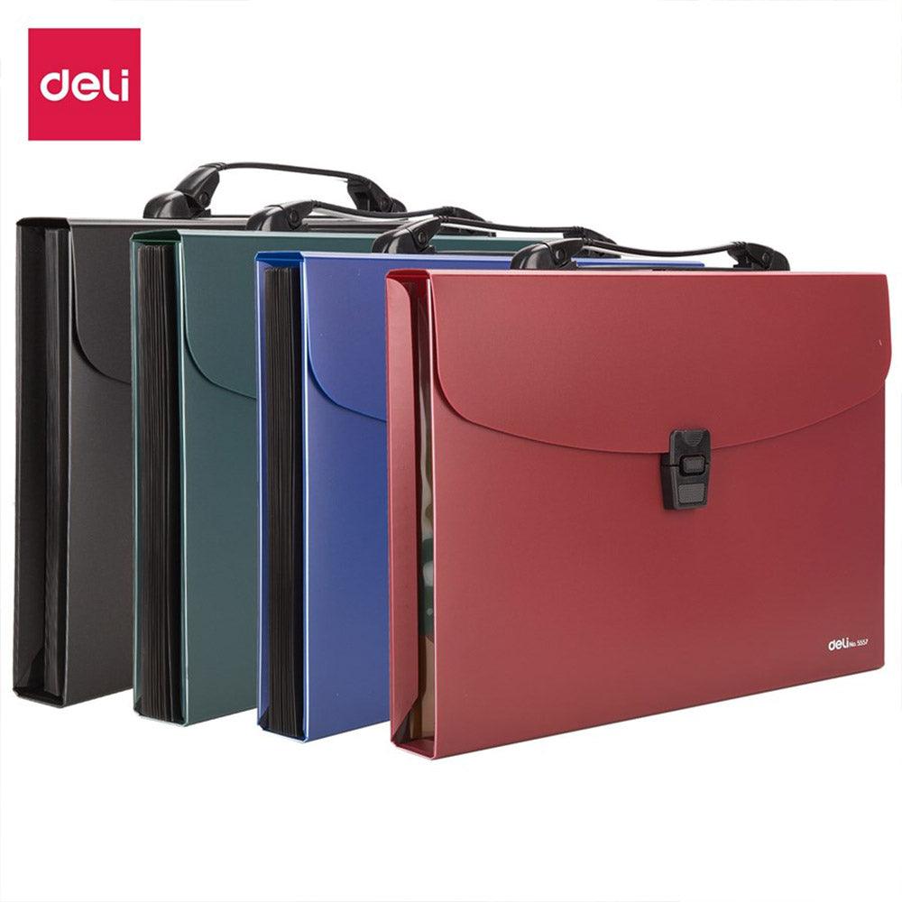 DELI E5557 Expanding File with Handle A4 -13 Pockets