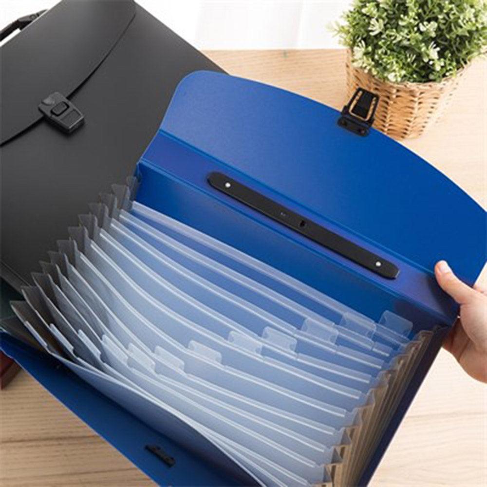 DELI E5557 Expanding File with Handle A4 -13 Pockets