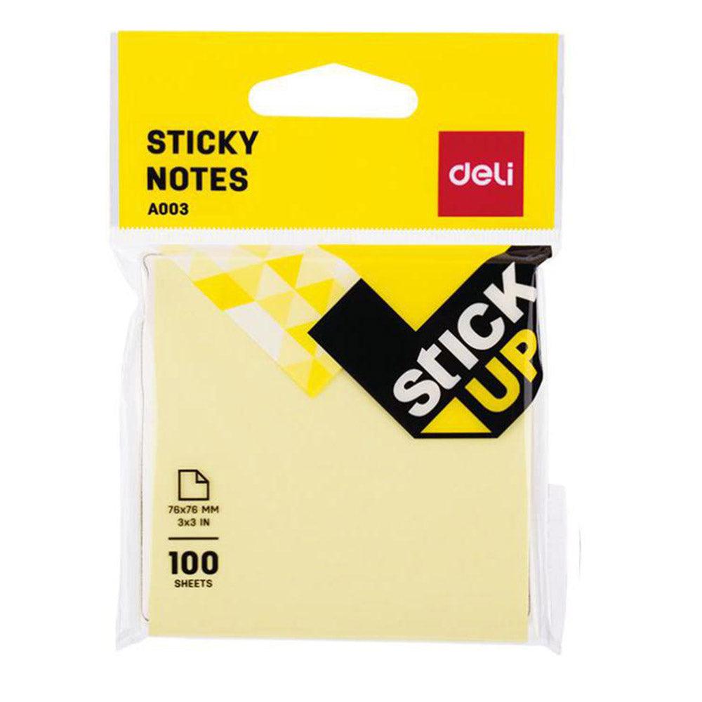 Deli Sticky Notes 76 x 76mm EA00352 100 SHEETS