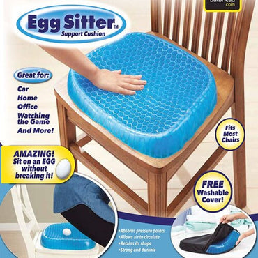 Silicone Gel Honeycomb Cushion pillow with Non-Slip Cover ‚Äì Soft, Breathable Support for Home, Office, Car & Wheelchair - Medaid International