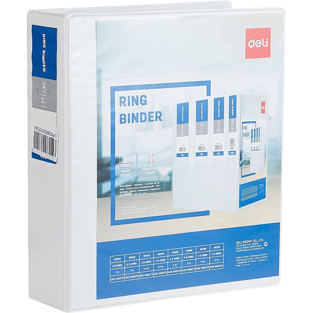 DELI E5616N Ring Binder 2 Inch 2-Holes D-Rings  - A4