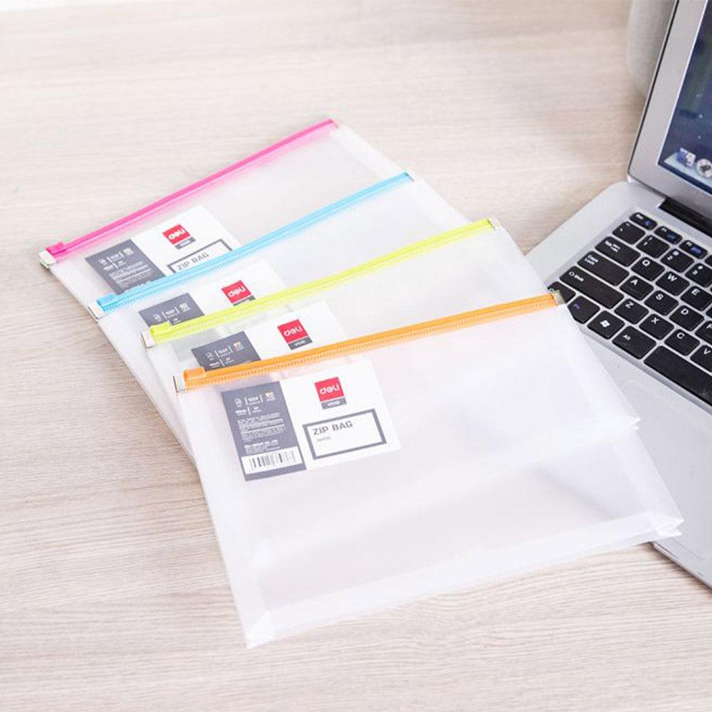 DELI E38975 Zip Bag A4