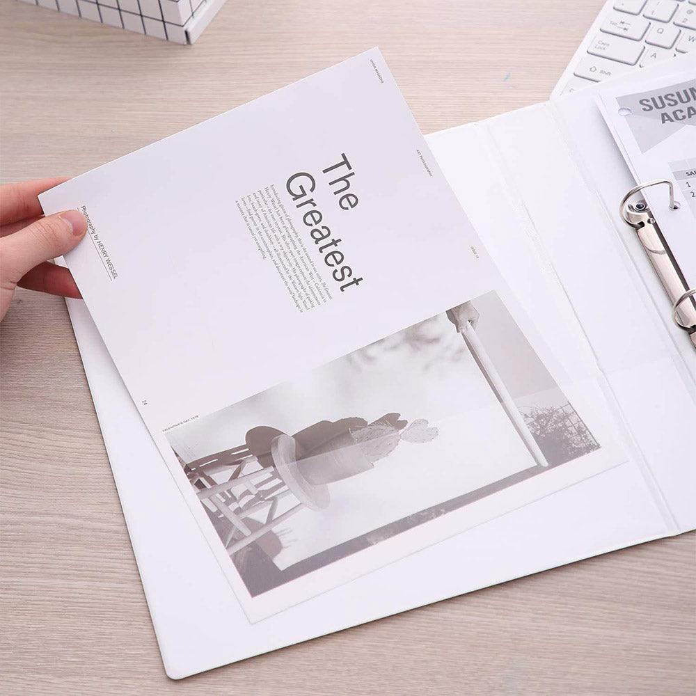 DELI E5610N 1-Inch A4 2-Holes D-Rings Ring Binder