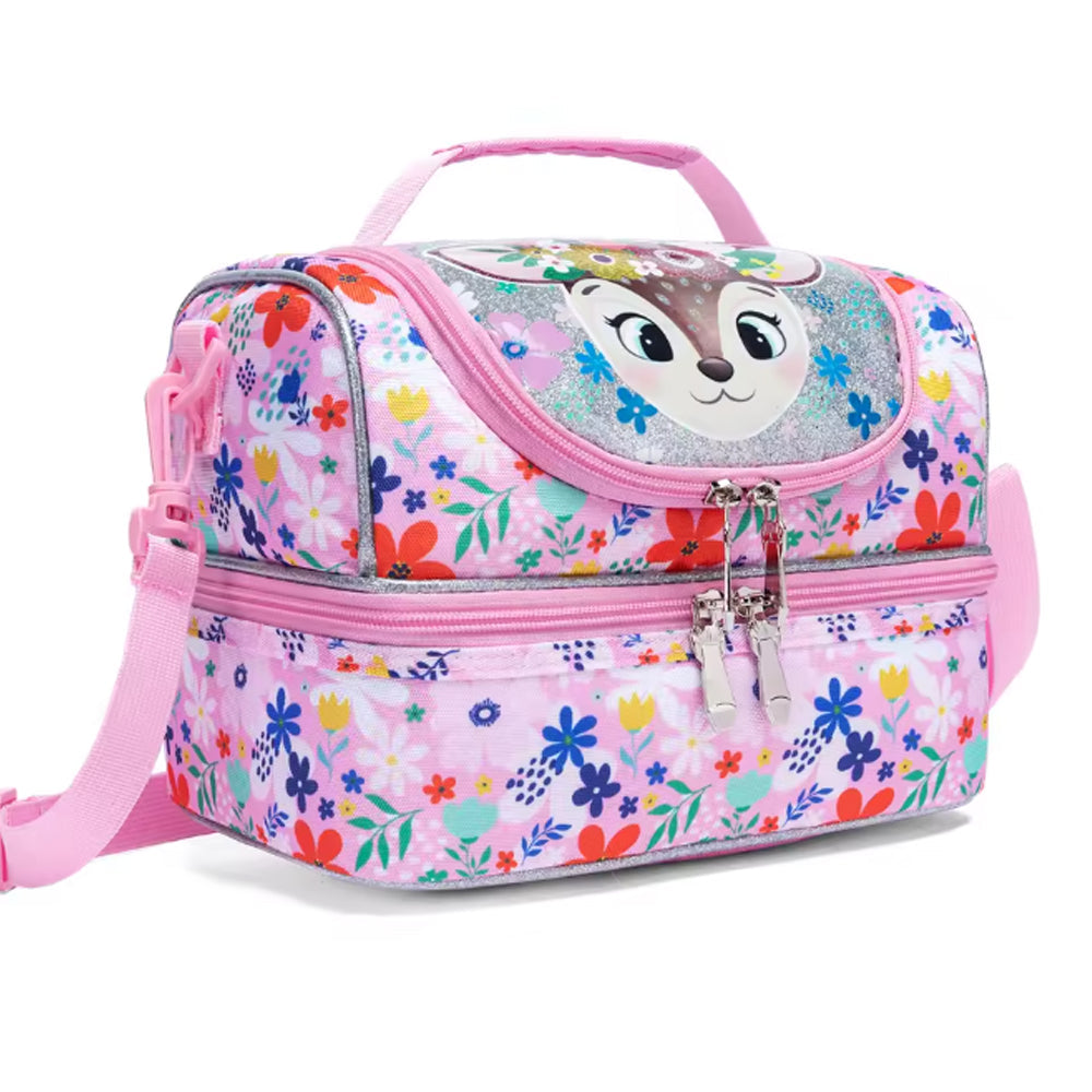 (NET) Cartoon Kids Lunch Bag Insulated Bento Lebanon