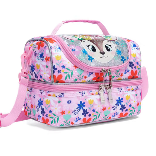 (NET) Cartoon Kids Lunch Bag Insulated Bento Lebanon