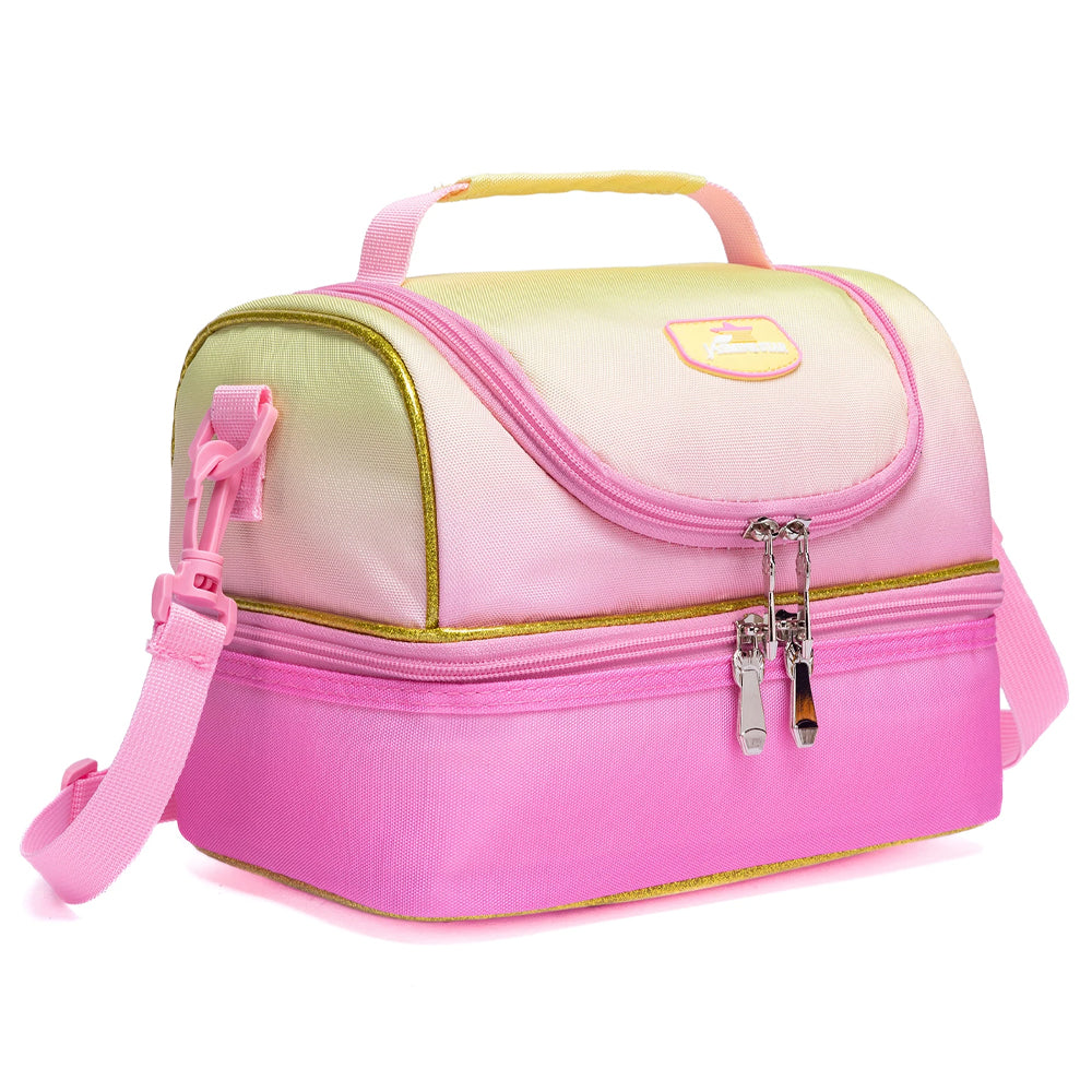 (NET) Pink Kids Lunch Bag Insulated Bento Lebanon