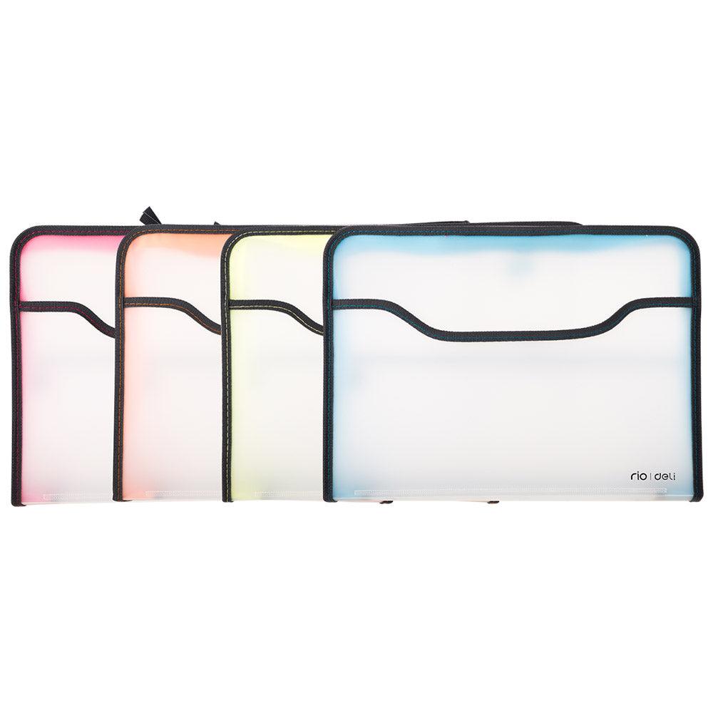 Deli E38129 Zip A4 Document Case with Handle