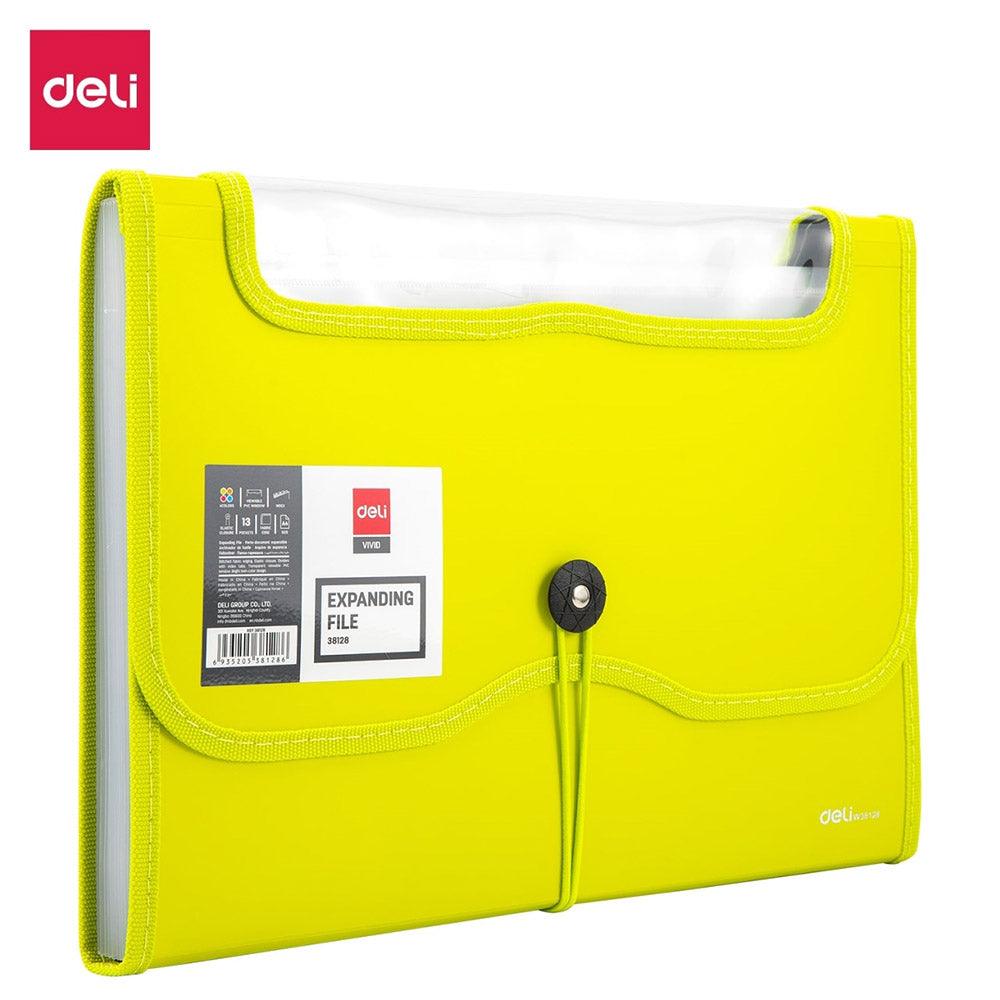 Deli E38128 A4 Expanding File 13 pockets